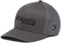 Columbia Unisex PHG Logo Mesh Ball Cap-High Crown, Grill/Antler, XX-Large