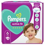 Pampers Active Fit Size 6, 28 Nappies, 13 kg+, Essential Pack, 28-Count