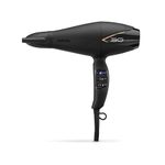 BaByliss Professional 3Q Hair Dryer - Powerful 2200W Blow Dryer, Extra-Fast Air Flow and Ultra-Lightweight, 3 Heat & 2 Speed Settings, Black, 5665U
