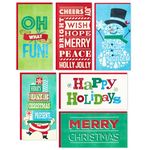 Hallmark Christmas Gift Card Holders or Money Holders Assortment, Colorful Holidays (36 Cards with Envelopes), Green (5CZE2138)