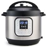 Instant Pot Duo 7-in-1 Electric Pressure Cooker, Slow Cooker, Rice Cooker, Steamer, Saute, Yogurt Maker, Warmer & Sterilizer, Includes App With Over 800 Recipes, Stainless Steel, 6 Quart