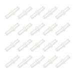 uxcell 120Pcs Straight Aquarium Air Valve Connector, 3/16(4.9mm) OD Aquarium Airline Tubing Connector for Fish Tank Pond Air Line