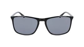 Calvin Klein Men's Ck20524s Sunglasses, Shiny Black/Solid Smoke, One Size