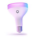 LIFX Color, 1100 lumens BR30 E26, 2.4GHz Wi-Fi Smart LED Light Bulb, Billions of Colors and Whites, No Bridge Required, Compatible with Alexa, Hey Google, HomeKit and Siri, Multicolor (2-Pack)