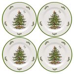 Spode Christmas Tree Melamine Dinner Plate, Set of 4