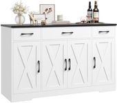 HOSTACK Buffet Sideboard Cabinet wi