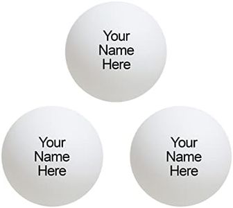 Custom Ping Pong Balls for Birthday Gift Christmas Backyard games Personalized Beer Pong Balls Gift set (12 Custom Balls)