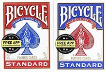 Bicycle Poker Size Standard Index Playing Cards, 12 Deck Player's Pack