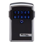 Master Lock Lock Box, Bluetooth® Wall Mount Key Safe, 3-1/4 in. Wide, 5441D