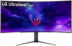 LG Ultragear 45GR95QE-B 45 Inch QHD(3440x1440) OLED Curved(800R) Gaming Monitor, 0.03ms 240Hz HDR10 NVIDIA G-SYNC Compatible, FreeSync Premium, Remote Controller, Black