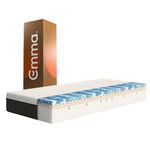 Emma Hybrid Mattress - Single Size, 3ft Mattress, 90x190 cm, Medium Firm (H2) Memory Foam & Pocket Sprung Mattress, 9.8 Inch High