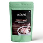 COCOSUTRA Peppermint Hot Chocolate Mix | Enjoy hot or cold | 100 gm | 100% Natural & Vegan Drinking Chocolate | Serves 4 Cups