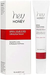 Hey Honey Open Your Eyes Lifting Eye Serum | Under Eye Cream for Dark Circles & Puffiness | Around The Eyes Hydration | Suitable For Sensitive Aging Skin | Delivers A Bright Rested look | 0.5 oz.