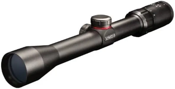 Simmons Truplex .22 Mag 4x32 Riflescope, Rimfire Rifle Scope with TrueZero Adjustment System and Rings Included, Low Caliber and Airsoft Riflescope