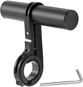 Mesee Bike Handlebar Extender Bicycle Handlebar Clamps Extension Mount Holder Aluminum Alloy Single Clamp Cycling Bracket for Bike LED Light, GPS, Speedometer