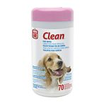 Dogit 70535 Clean Ear Wipes, 70 Unscented Wipes