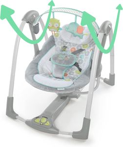 Ingenuity 5-Speed Baby Swing – Adjustable Infant Soothing Seat