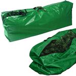 Vivo Jumbo Christmas Tree Storage Bag For Upto 9Ft Taxx Xmas Trees Decoration Lights Zip Up Sack Reinforced Handles Zip Closure Waterproof Protects from Dust, Insects, Moths & Moisture