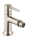 hansgrohe 14120821 Talis C 6-inch Tall 1 Bidet Faucet in Brushed Nickel