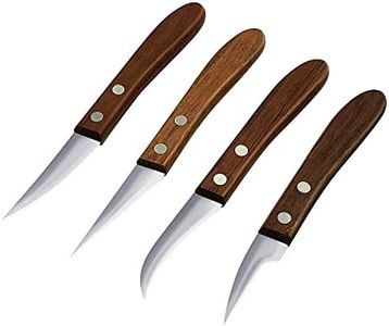 HTIAM 4 Pieces Kitchen Vegetable DIY Carving Knives Professional Chef Knife Sharp Well Food Fruit Paring Knife