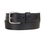 Wolverine Men's Rugged Boot Leather Work Belt, Signature - Black, 40