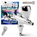PointZero Single Action 7cc Gravity-Feed (Stubby) Airbrush Set - .3mm Nozzle