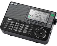 Sangean ATS-909X BK AM/FM/LW/SW World Band Receiver, Black