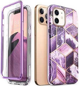 i-Blason Cosmo Series Case for iPhone 12, iPhone 12 Pro 6.1 inch (2020 Release), Slim Full-Body Stylish Protective Case with Built-in Screen Protector (Ameth)