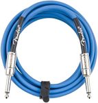Fender Contour Series Instrument Cable (10FT STR/STR) in Lake Placid Blue