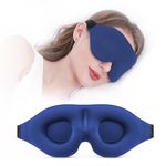 YIVIEW Sleep Mask for Side Sleeper, Complete Light Blocking 3D Sleeping Eye Mask, Soft Breathable Eye Cover for Women Men, Relaxing Zero Pressure Night Blindfold