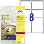 Avery Zweckform L4715REV-20 A4 Waterproof Labels, 160 Pieces, Removable, 99,1 x 67,7 mm, 20 Sheets White