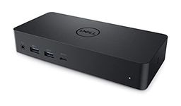 Dell D6000 With USB 3.0 (3.1 Gen 1) Type-C Black - Docking (Wired, USB 3.0 (3.1 Gen 1) Type-C, USB Type-A, USB Type-C, 10,100,1000Mbit / s, Black, 3840 x 2160 pixels)