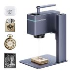 LaserPecker 3(Basic) Laser Engraving Engraver Machine for Metal Jewelry Plastic 1064nm Cold Red Light 0.01mm Compressed Spot, 48000mm/min High Speed Handheld Fiber Laser Craft Handmade Machine