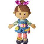 Playskool Dressy Kids Girl Doll Brunette Toddler Practice Zipper Dressed Hasbro