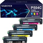 STAROVER P504C Toner Compatible for Samsung CLT-P504C for for Xpress C1860FW C1810W CLP-415N CLP-415NW CLX-4195N CLX-4195FN 4195FW (CLT-K504S CLT-C504S CLT-M504S CLT-Y504S, 4-Pack)