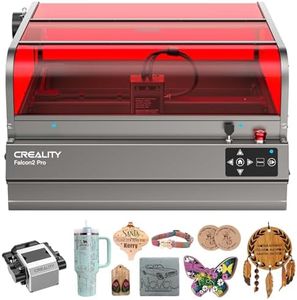 Creality Falcon2 Pro 22W Laser Engraving Machine - Laser Cutter with Integrated Enclosure, Intelligent Camera, 500mm/s, Laser Cutter and Engraving Machine for Air-Assisted, Wood, Acrylic, Metal Batch