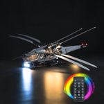 BrickBling Light Kit Compatible with L-e-g-o Dune Atreides Royal Ornithopter 10327 (No Model), Remote Control Version Lights Compatible with L-e-g-o Ornithopter, Great Surprise for Sci-Fi Movie Fans