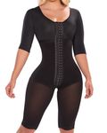 SHAPE CONCEPT Fajas Colombianas Moldeadoras - Tummy Tuck Shapewear for Defined Body, Black, Medium