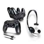 dreamGEAR 6 in 1 Player Kit Black PS4