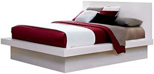 Coaster Furniture Jessica Modern Contemporary Wood Eastern King Size Platform Bed White 202990KE