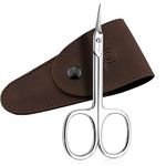 marQus Solingen Scissors - Cuticle Scissors Germany - Curved Blade, Nail Scissors Germany - Pedicure Beauty Grooming Kit for Nail, Eyebrow, Eyelash, Dry Skin - Nail sicssors