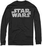 STAR WARS Men's Simple Logo Long Sl