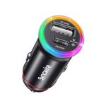 Syncwire USB C Car Charger 54W 2-Port [PD36W+QC18W] [Rainbow Light Switch] [Metal Body] Cigarette Lighter USB Type-C Charger Fast Charging Adapter for iPhone 15 14 Pro Max Plus Galaxy S23 and more