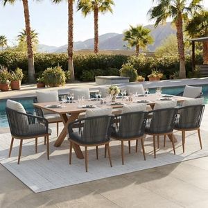 Vakollia 11 Piece Patio Dining Sets for Outdoors