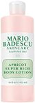 Mario Badescu Apricot Super Rich Body Lotion Enriched with Vitamins A and E - Delicately Scented Lotion with Nourishing, Skin-Softening Formula - Ideal for All Skin Types, 16 Fl Oz