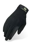 Heritage Performance Fleece Gloves, Size 7, Black