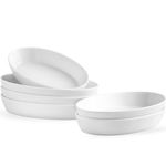 UIBFCWN Au Gratin Baking Dishes, 7.5''x4.5'' Ceramic Oval Baking Dish for Single Serving, Individual Casserole Dishes Oven Safe, Au Gratin Pans for Lasagna & Cobblers, 11.5oz, Set of 6