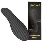 Carbon Fiber Insole for Pain Relief & Injury Recovery. Rigid Orthotic Insert Ideal for Reducing Foot Pain of Turf Toe, Hallux Rigidus, Arthritis. Carbon Fiber Shoe Insert for Women Men 1 Insole 26cm