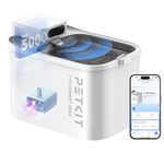 PETKIT Wireless Cat Water Fountain, EVERSWEET MAX with UVC Pump, 3L, Cordless 5000mAh Battery Operated Cat Fountain, App Control/Monitor, Ultra Quiet, Rechargeable Pet Water Fountain for Cats Dogs