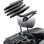 TIGERSGATE Black Detachable Stealth Luggage Rack Fender Shelf Compatible with Harley Touring Road King Road Glide Street Glide Electra Glide 2009-up